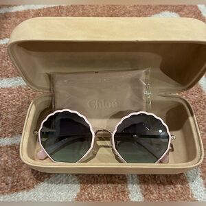 Chloe scalloped tally sunglasses